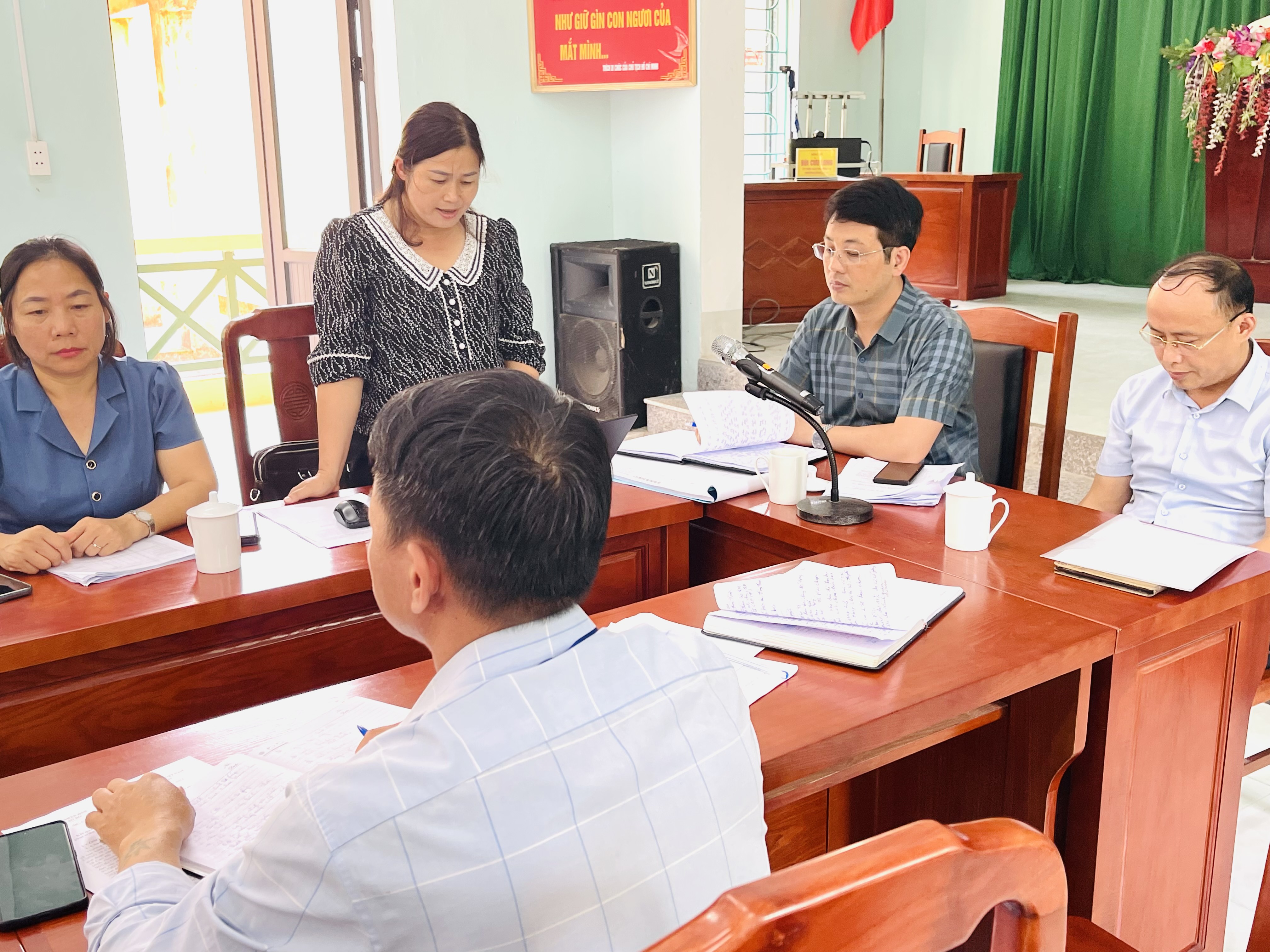Đoàn công tác của tỉnh kiểm tra tiến độ thực hiện 3 Chương trình mục tiêu Quốc gia tại Vị Xuyên