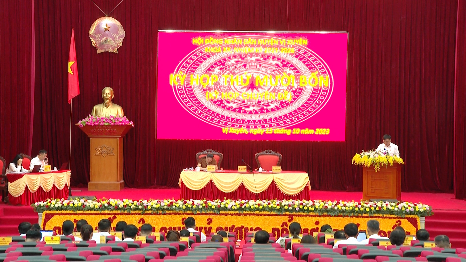 Kỳ họp thứ mười bốn HĐND huyện Vị Xuyên.