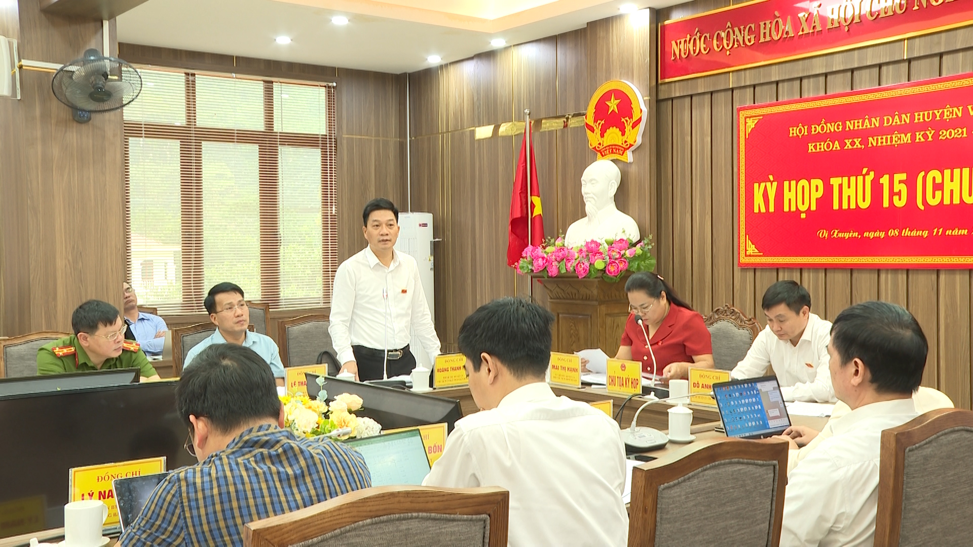 Kỳ họp thứ 15 HĐND huyện Vị Xuyên.