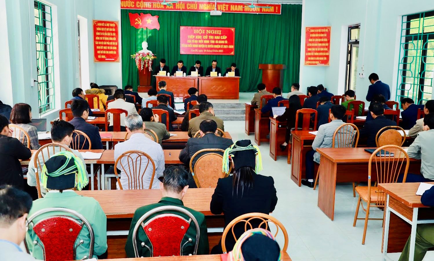 Tổ Đại biểu HĐND Tỉnh tiếp xúc cử tri tại xã Cao Bồ