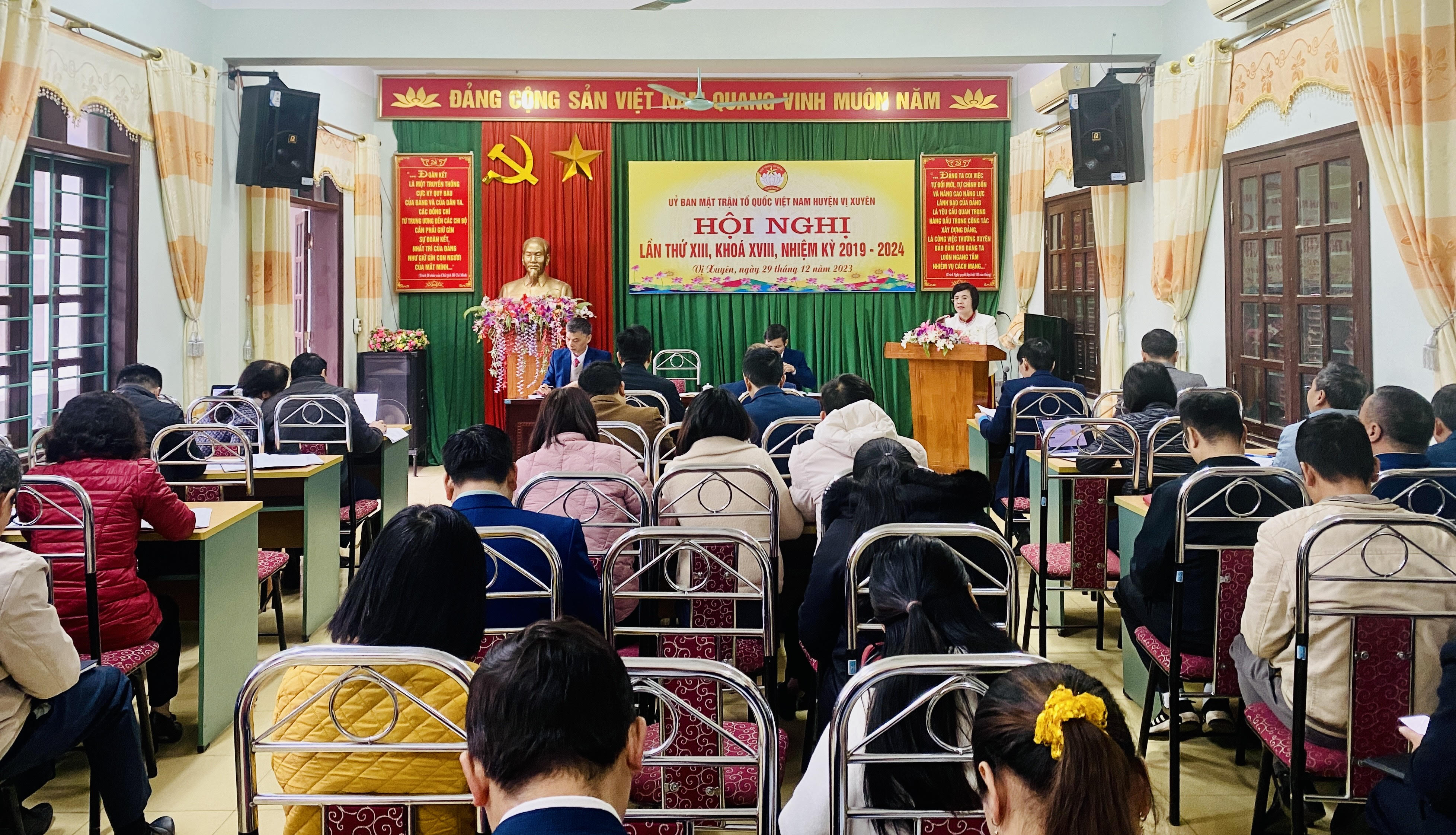 Hội nghị Ủy ban Mặt trận Tổ quốc Việt Nam huyện Vị Xuyên lần thứ XIII, khoá XVIII, nhiệm kỳ 2019-2014
