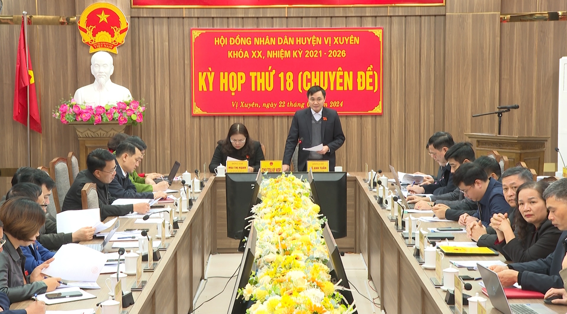 Kỳ họp thứ 18 (Chuyên đề) HĐND huyện Vị Xuyên