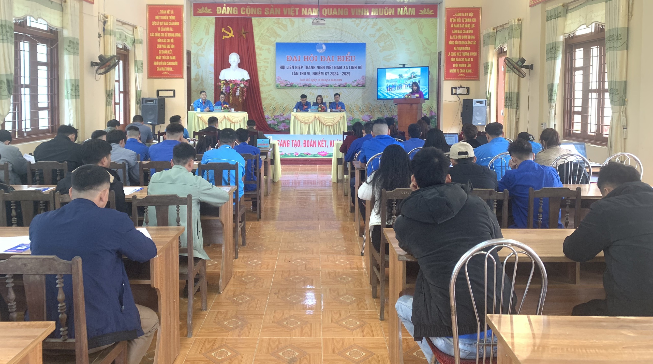 Đại hội Đại biểu Hội Liên hiệp Thanh niên Việt Nam xã Linh Hồ lần thứ VI, nhiệm kỳ 2024 - 2029