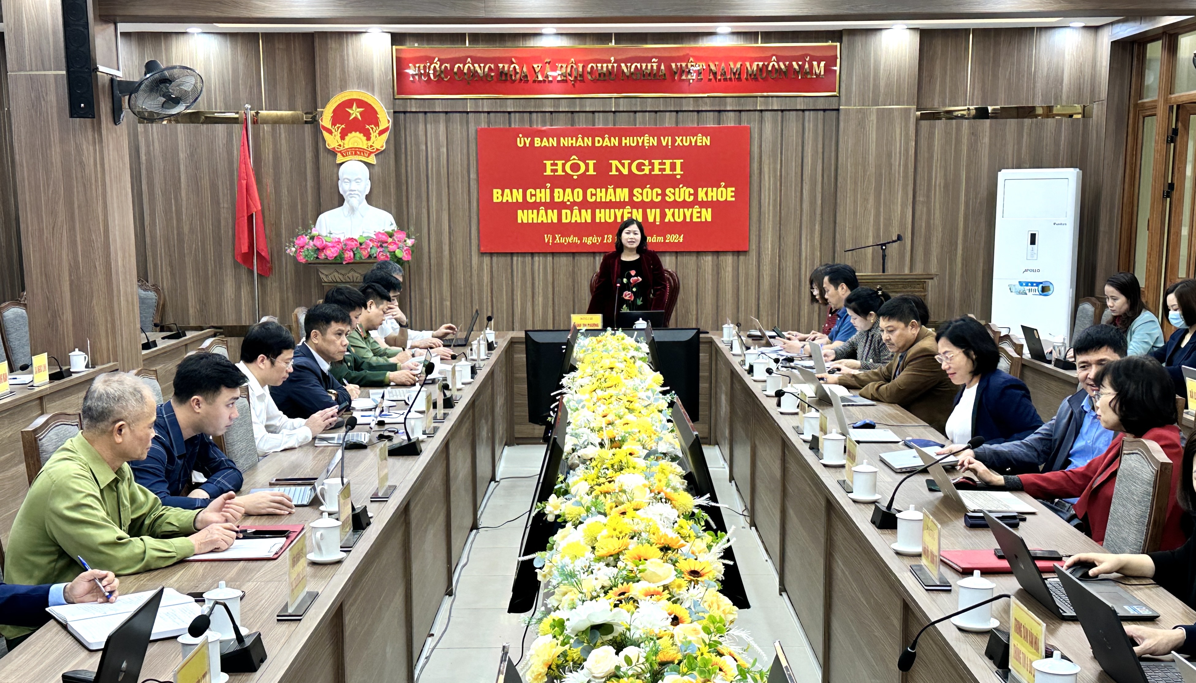 Hội nghị Ban chỉ đạo chăm sóc sức khỏe nhân dân huyện Vị Xuyên năm 2024