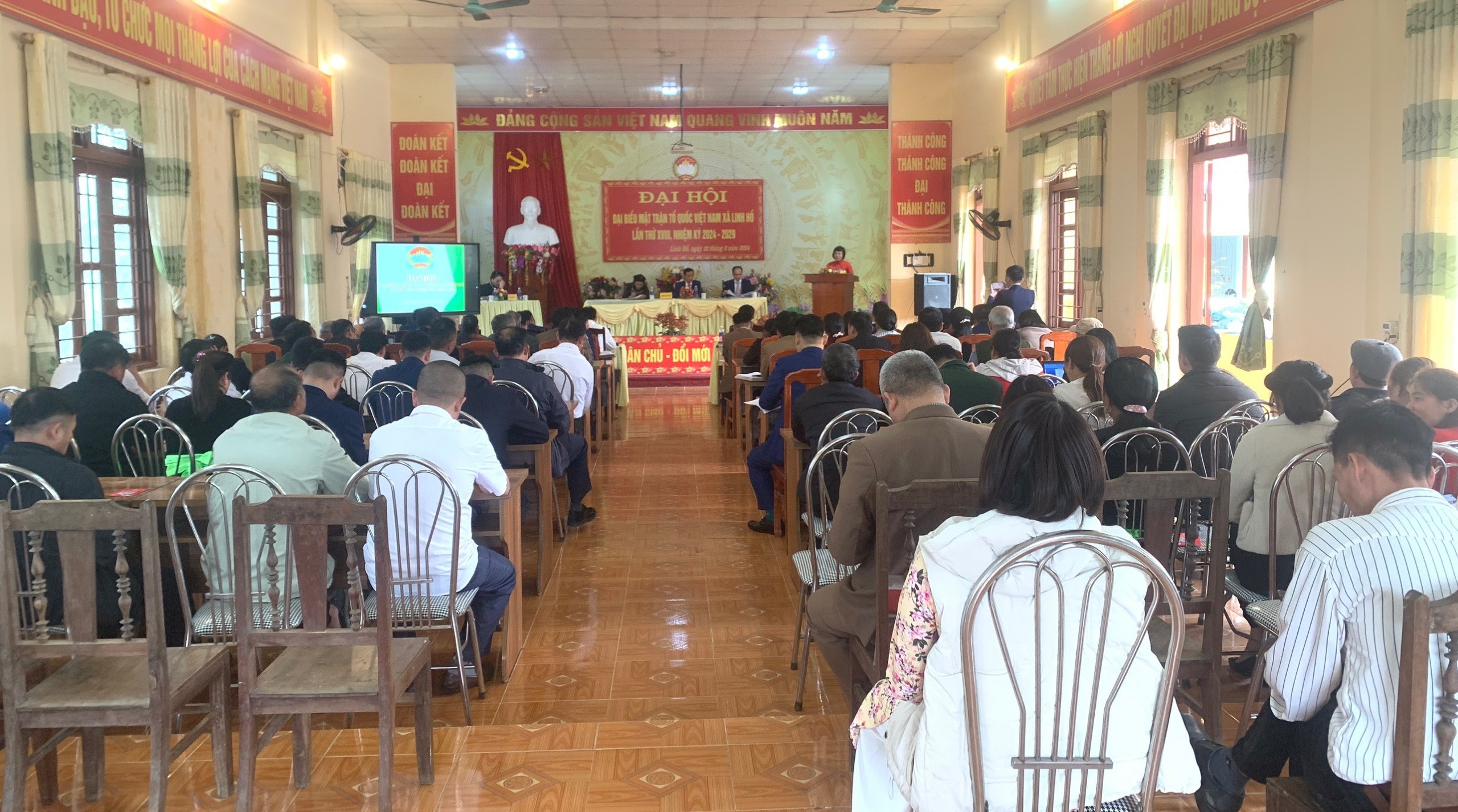 Đại hội Đại biểu MTTQ Việt Nam xã Linh Hồ lần thứ XVIII, nhiệm kỳ 2024 - 2029