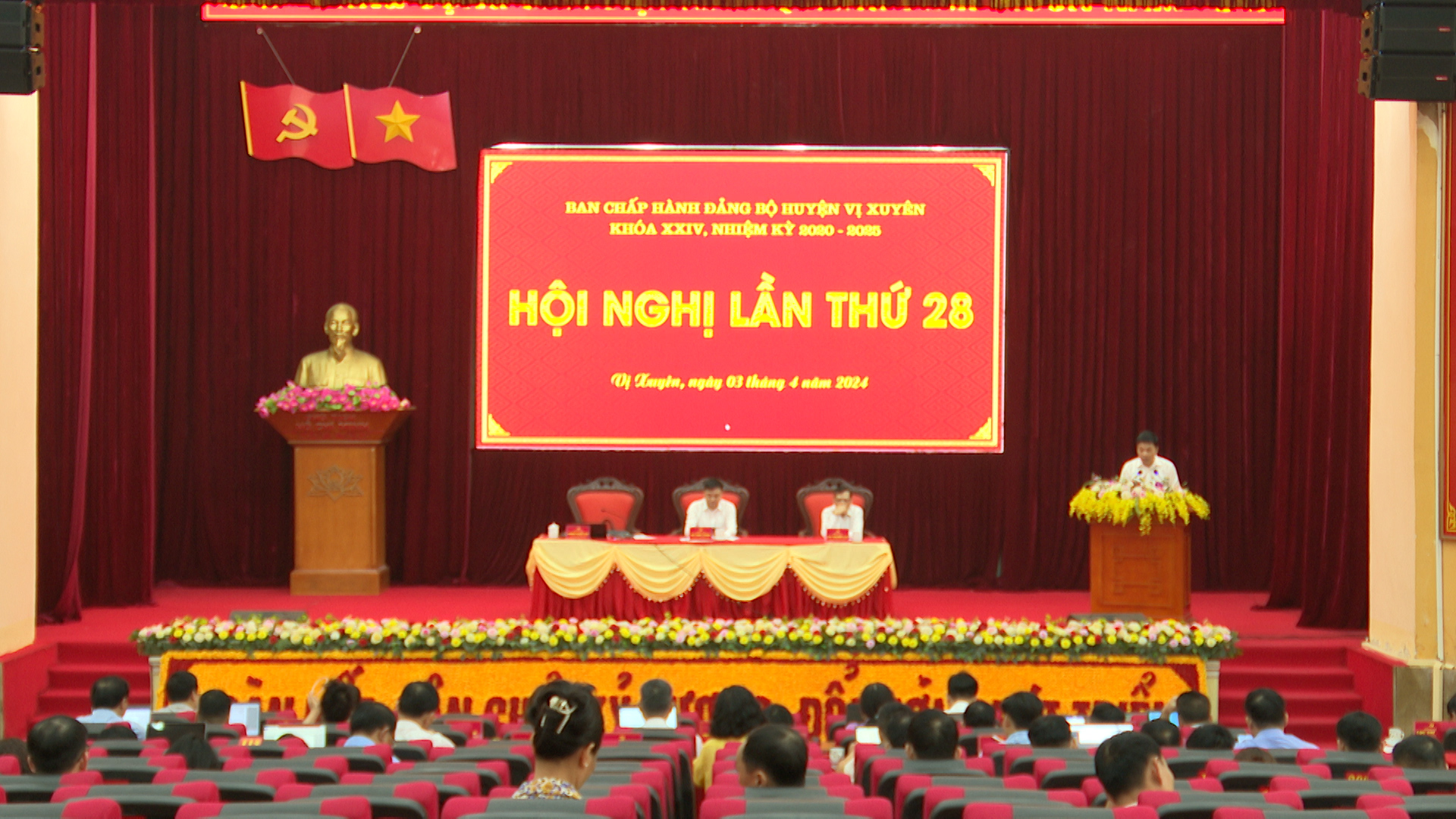 Hội nghị Ban chấp hành Đảng bộ huyện Vị Xuyên lần thứ 28.