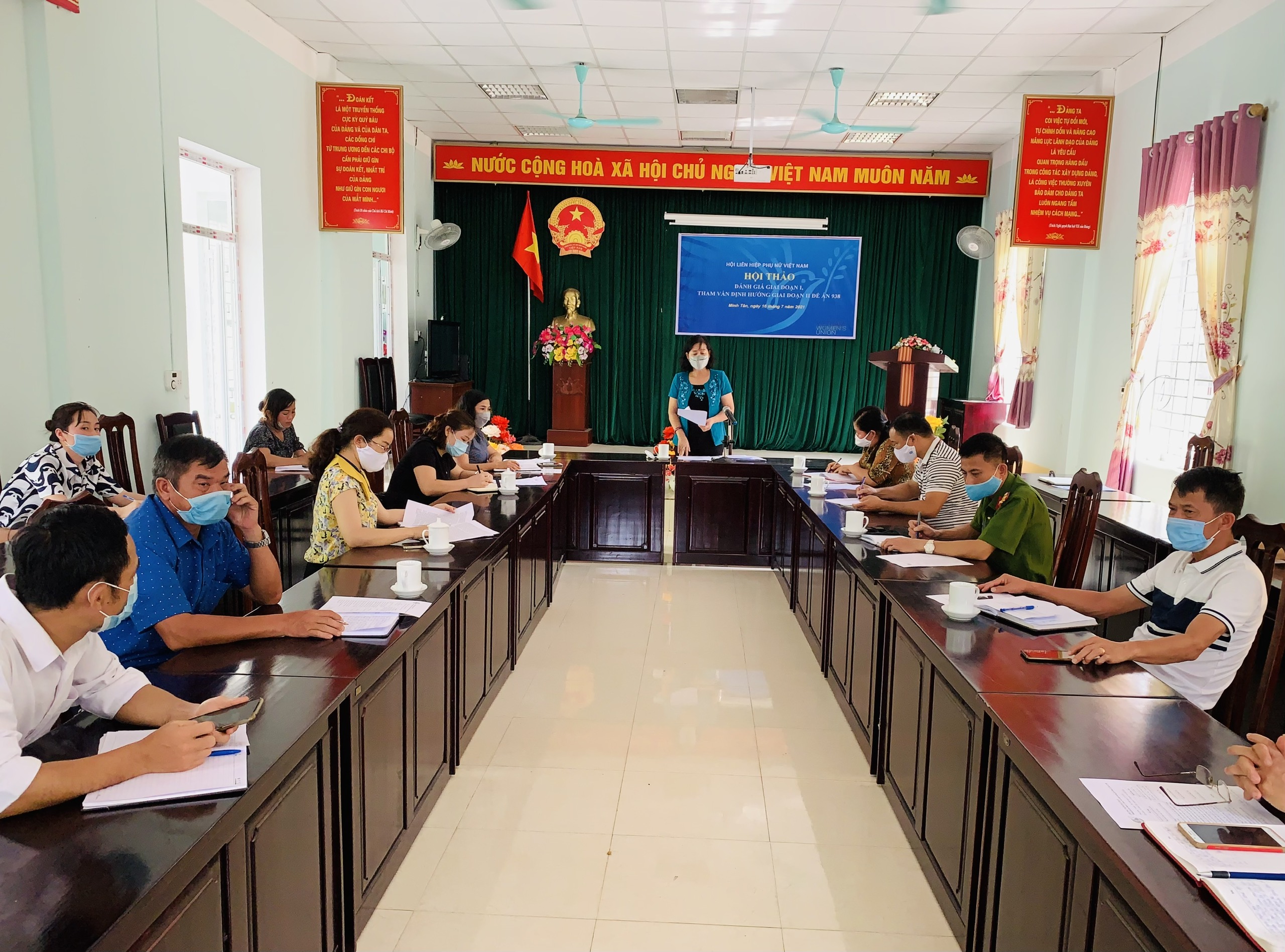 Hội thảo đánh giá giai đoạn I Đề án 938 tại xã Minh Tân