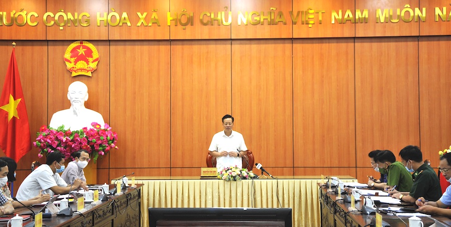 Chủ tịch UBND tỉnh Nguyễn Văn Sơn: Siết chặt các biện pháp phòng, chống dịch Covid-19