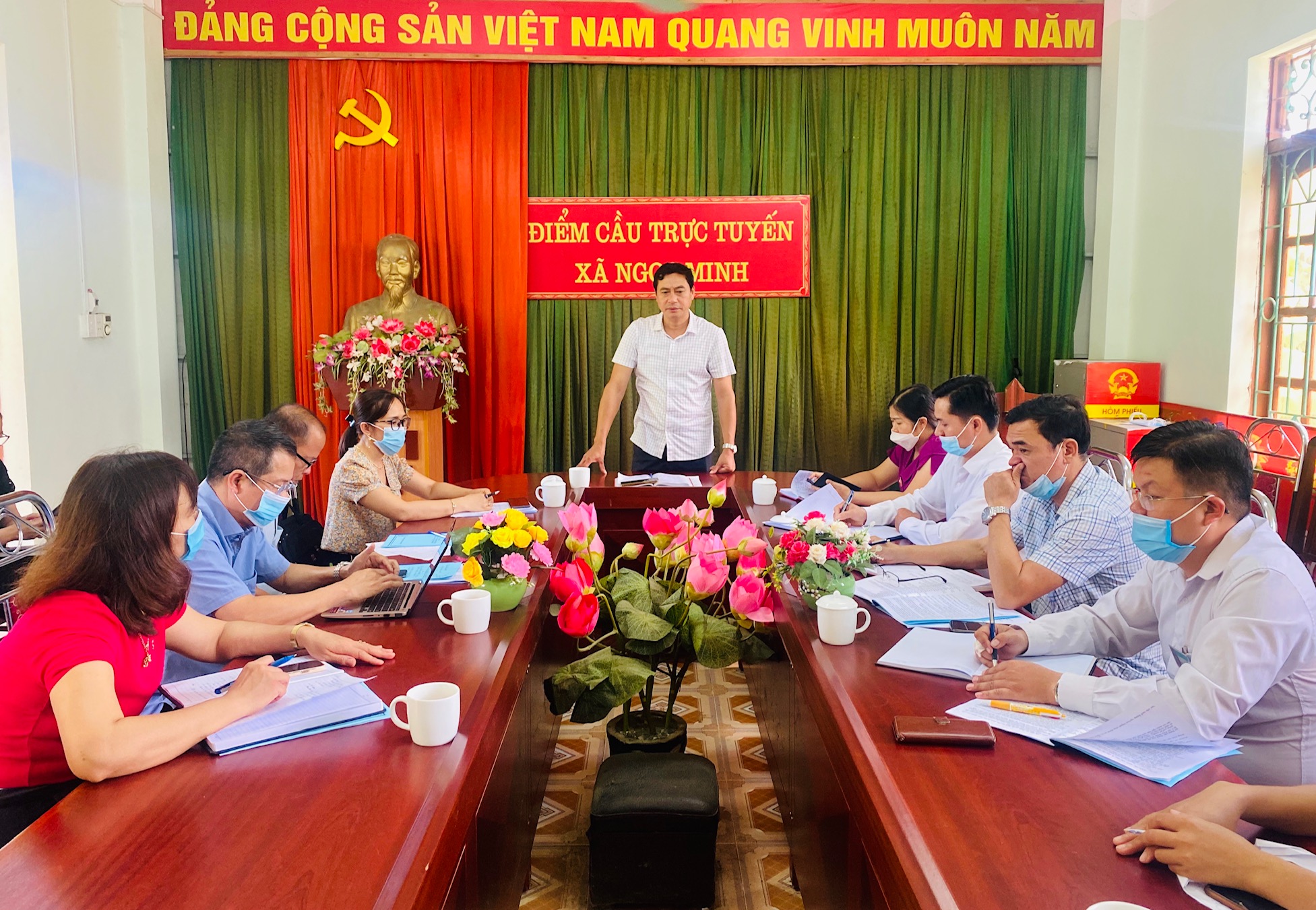 Sở Y tế phúc tra duy trì Bộ tiêu chí Quốc gia về Y tế tại xã Ngọc Minh