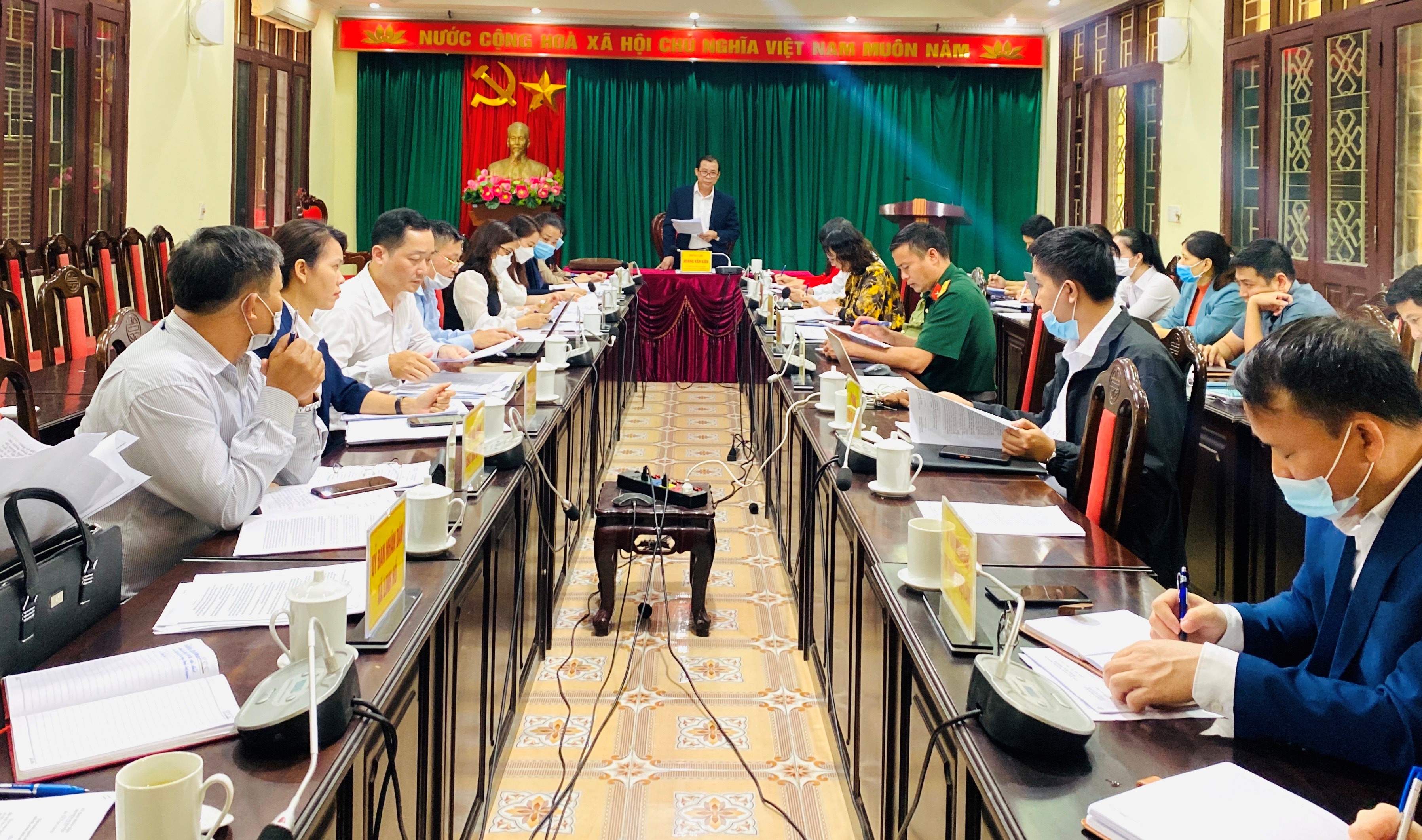 Ban Văn hóa - Xã hội HĐND tỉnh giám sát tại huyện Vị Xuyên