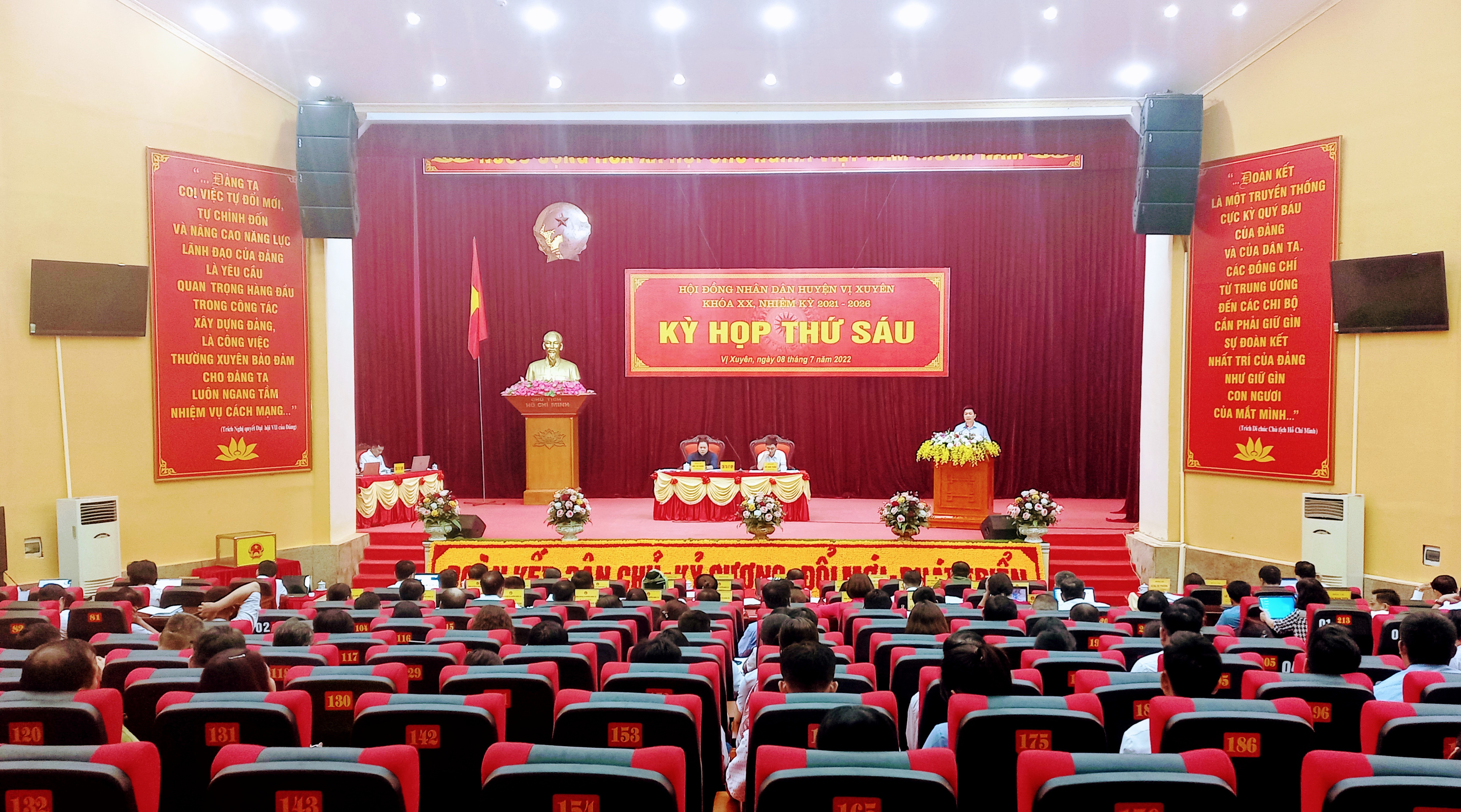 Kỳ họp thứ sáu HĐND huyện Vị Xuyên khoá XX.