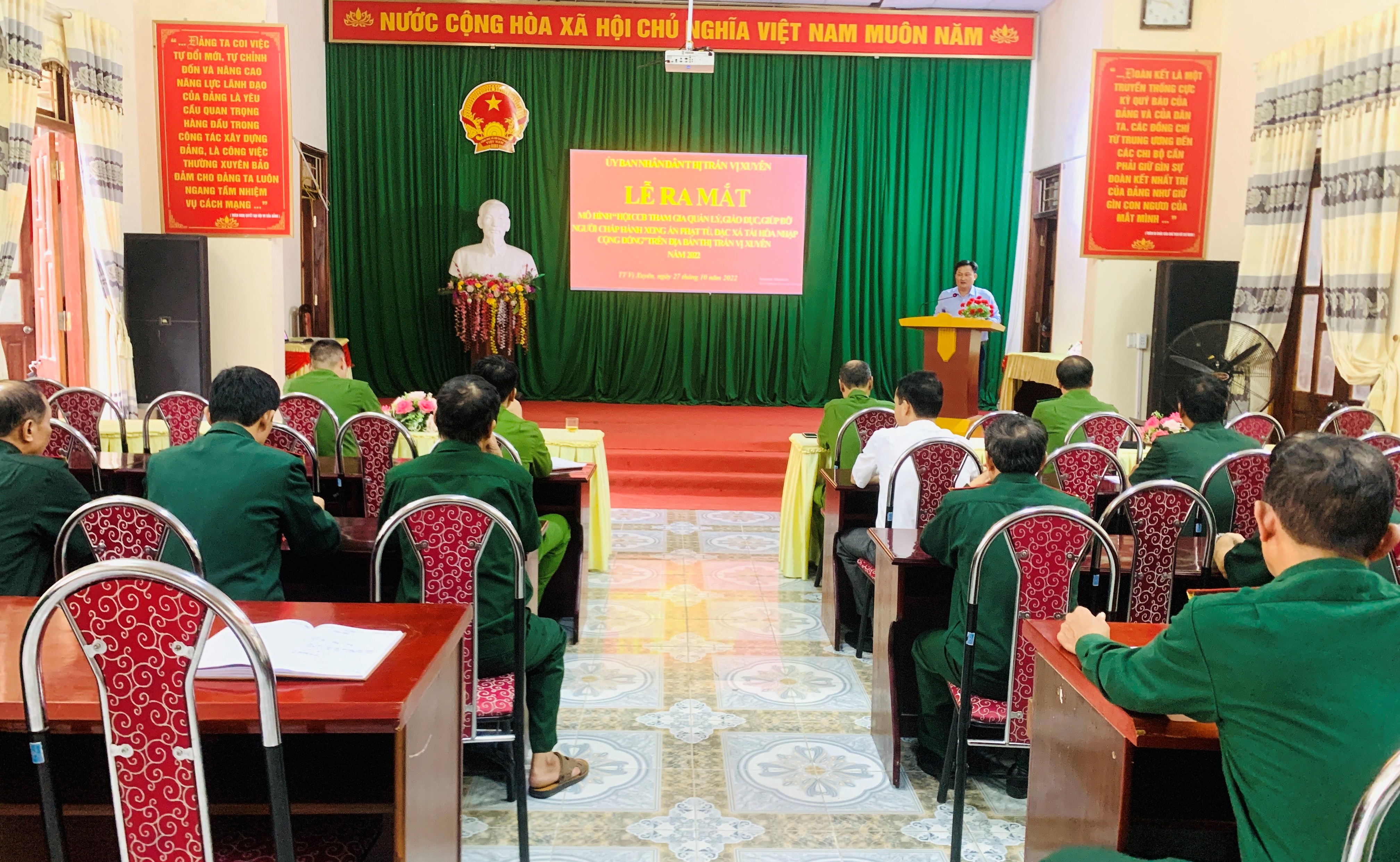 Thị trấn Vị Xuyên ra mắt mô hình Hội Cựu chiến binh giúp đỡ người lầm lỗi tái hòa nhập cộng đồng