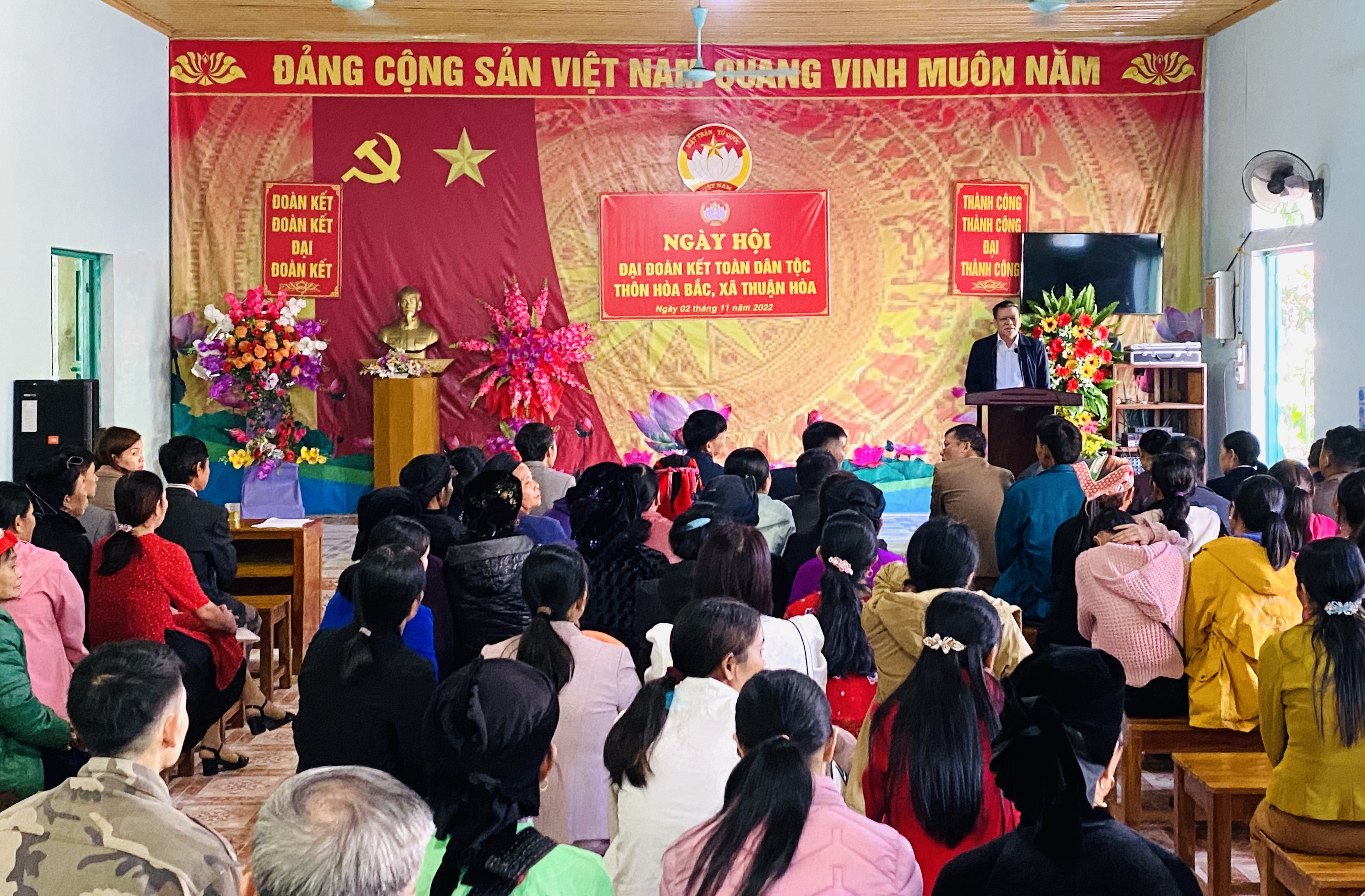 Ngày hội Đại đoàn kết thôn Hòa Bắc, xã Thuận Hòa