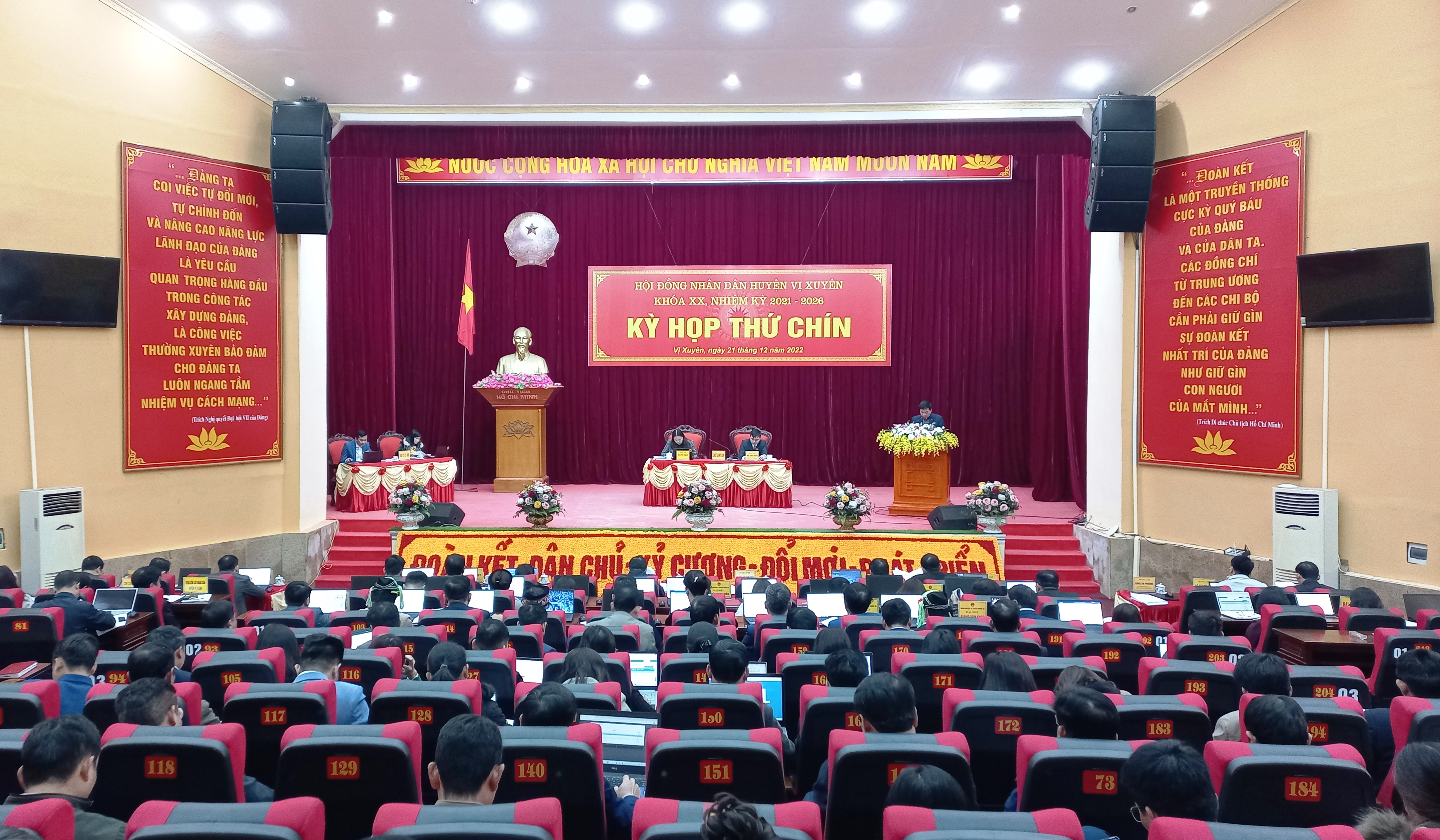 Kỳ họp thứ 9, HĐND huyện Vị Xuyên khoá XX, nhiệm kỳ 2021 – 2026
