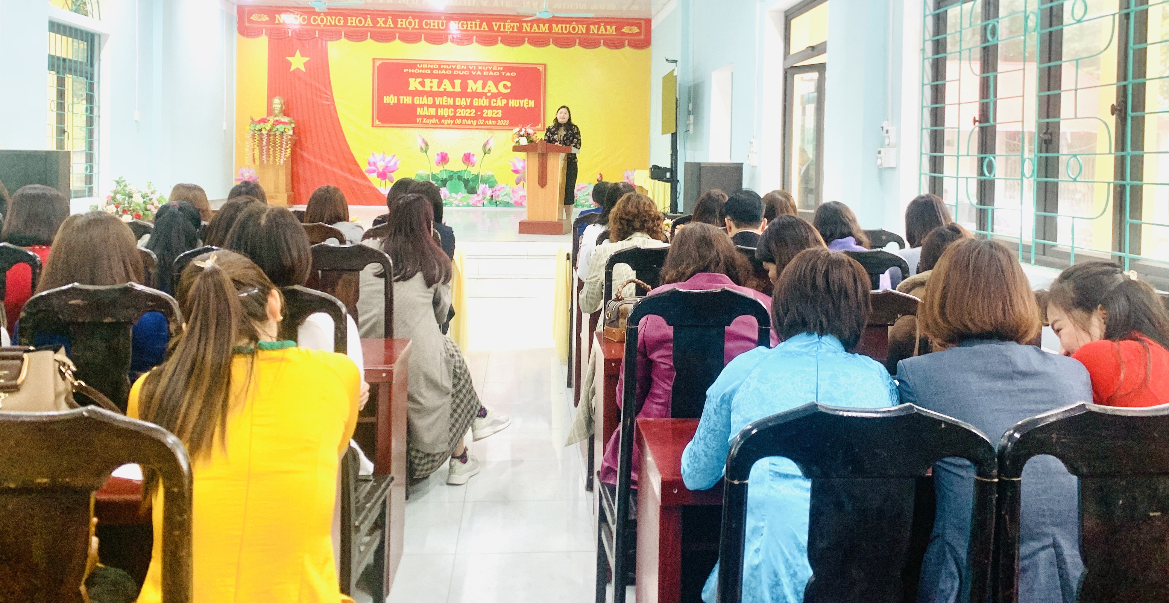 Vị Xuyên khai mạc hội thi giáo viên dạy giỏi cấp huyện