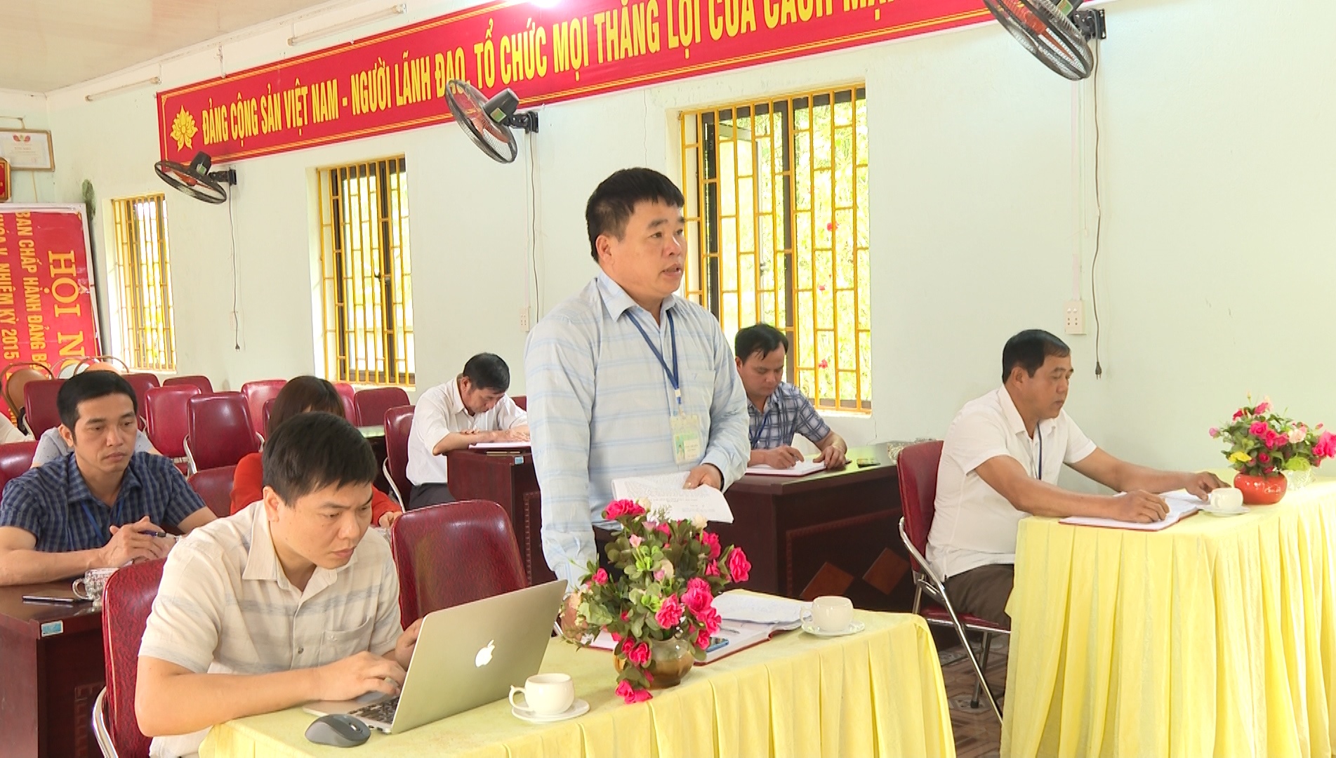 Bí thư Huyện ủy Vị Xuyên làm việc tại xã Quảng Ngần và Thượng Sơn.