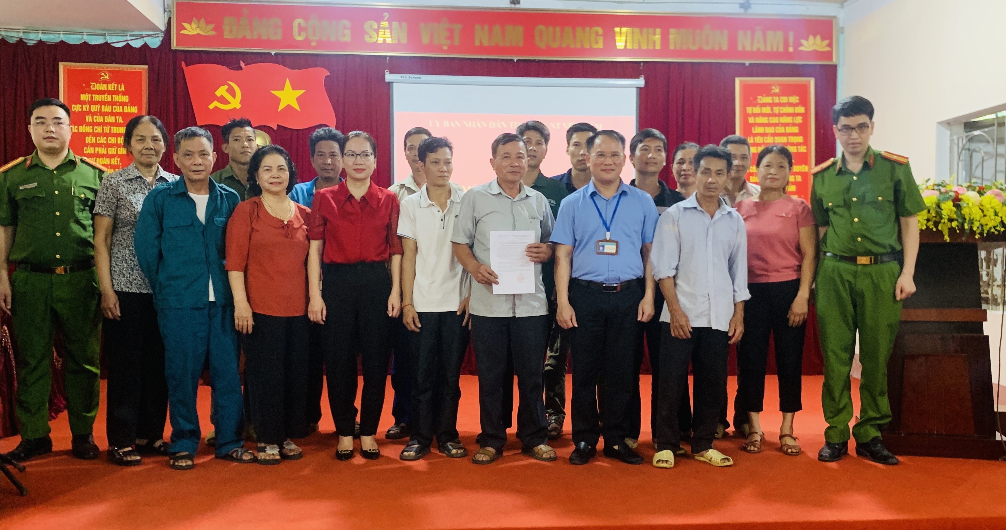 Thị trấn Việt Lâm ra mắt mô hình Làng nghề đảm bảo an toàn phòng cháy chữa cháy