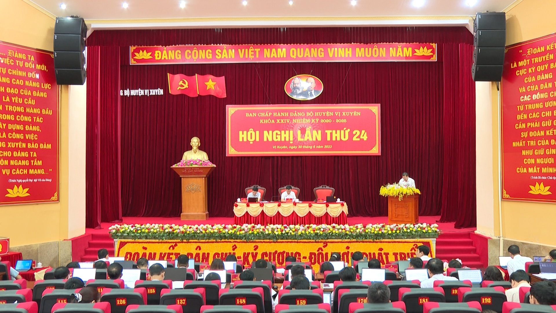 Hội nghị BCH lần thứ 24 Đảng bộ huyện Vị Xuyên khóa XXIV, nhiệm kỳ 2020 – 2025.